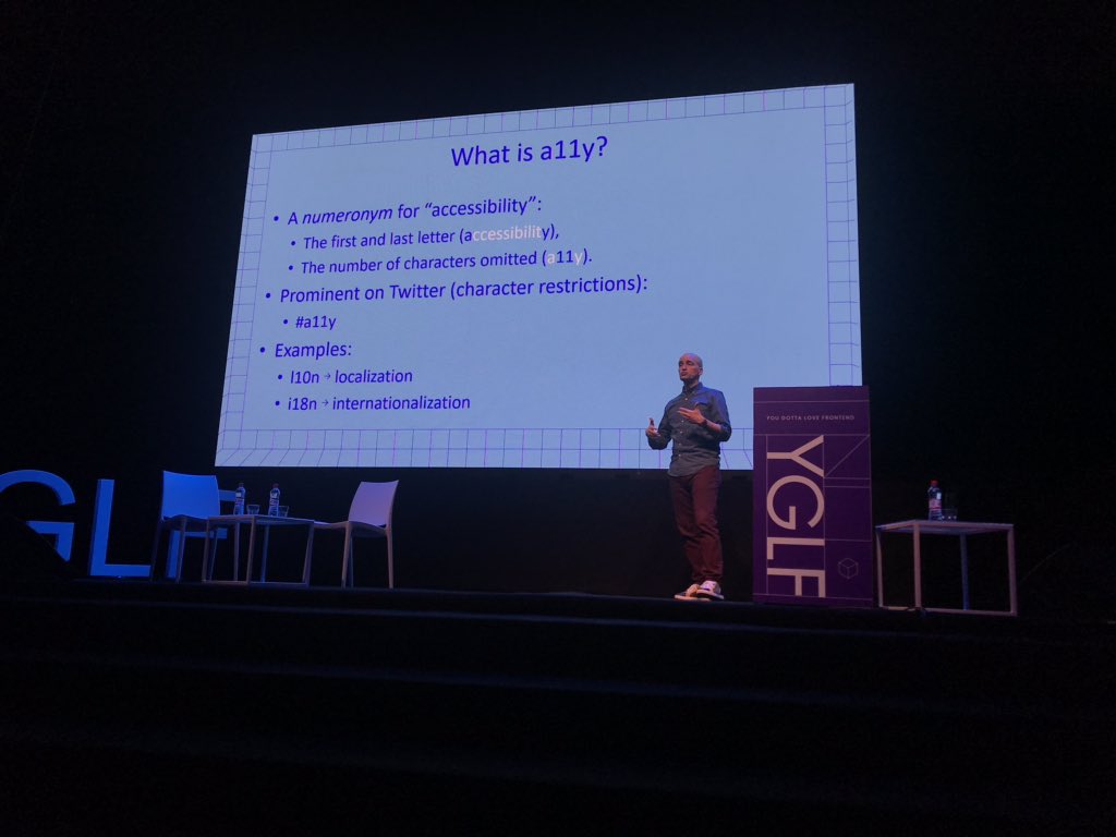 A slide from Adrian’s talk that matches the YGLF branding.